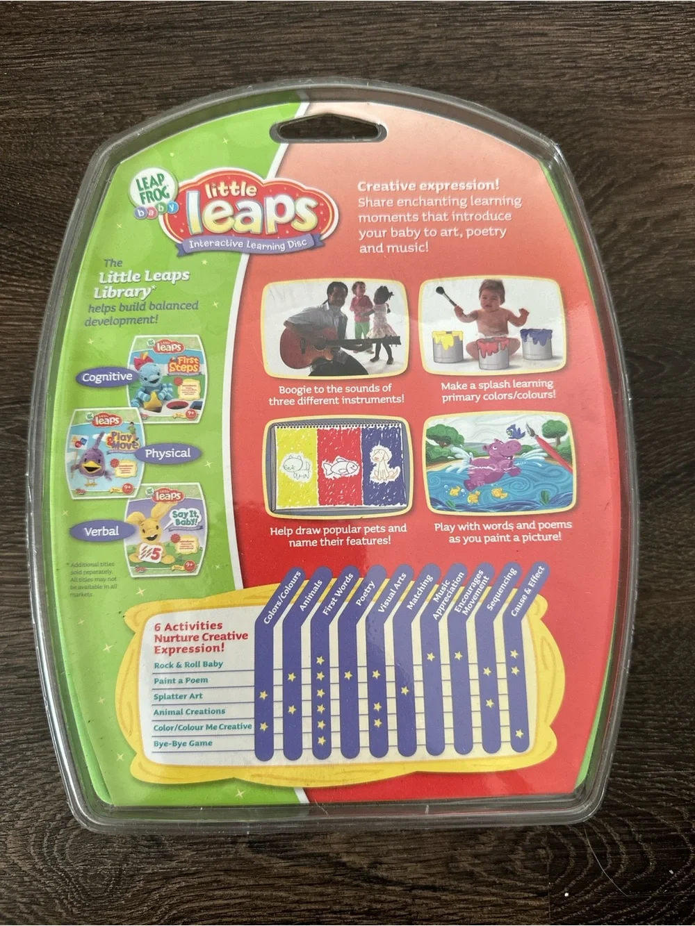 Leap Frog Baby Little Leaps CREATIVE BABY Interactive Learning Disc Arts & Music